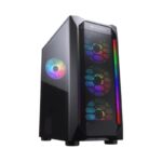 TORRE CHASIS COUGAR MX410 MESH G RGB V.T. + 4ARGB NEGRO