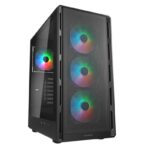 TORRE CHASIS COUGAR AIRFACE PURE RGB NEGRA