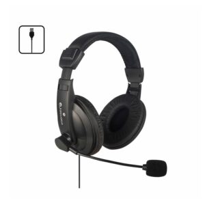 Audifonos Diadema Esenses Mh 7030 USB Negro