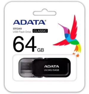 Memoria USB 64 GB ADATA AUV240 2.0 Negra