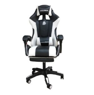 Silla Gamer con Reposa Pies Junglefrog Blanca
